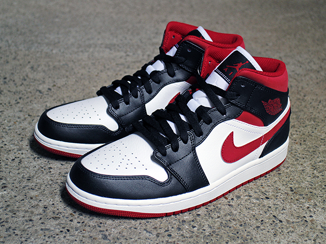 AIR JORDAN 1 MID “WHITE/GYM RED-BLACK” - 02