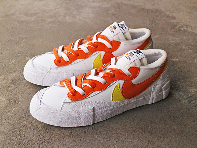 BLAZER LOW “SACAI” WHITE/MAGMAORANGE - 01