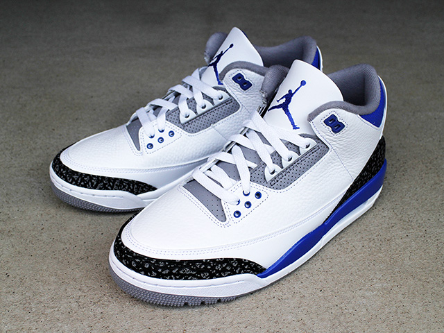 AIR JORDAN 3 RETRO “RACER BLUE” - 01