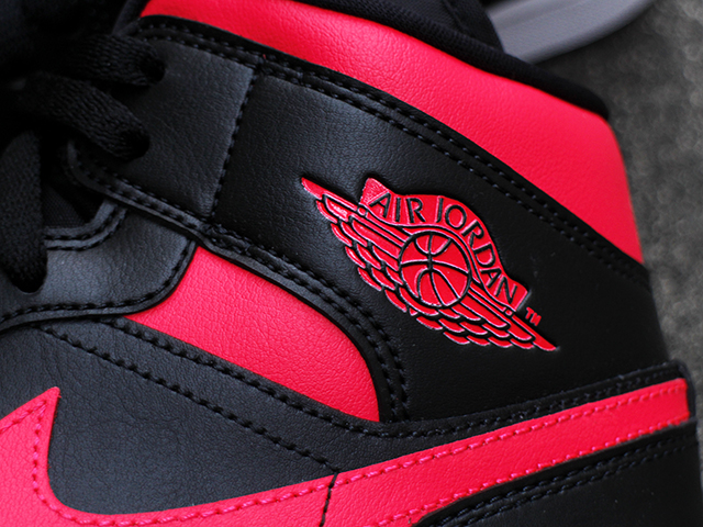 WMNS AIR JORDAN 1 MID “BLACK/SIREN RED” - 03