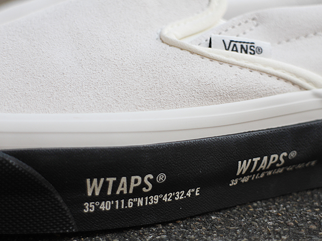 VANS VAULT OG CLASSIC SLIP ON “WTAPS” GPS/WHITE - 04