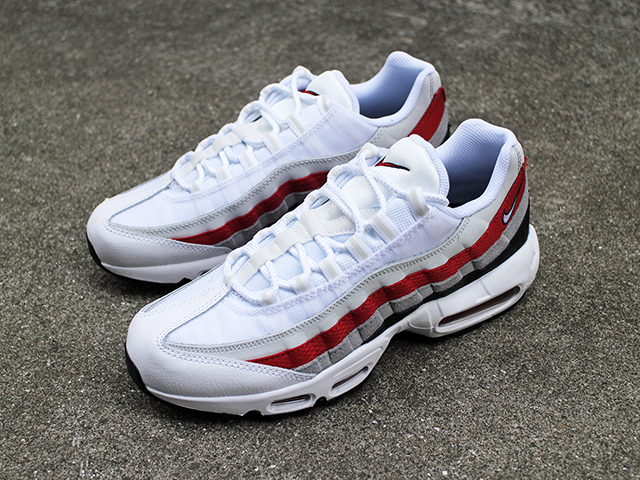 AIR MAX 95 ESSENTIAL VARSITY RED-PARTICLE GREY - 01