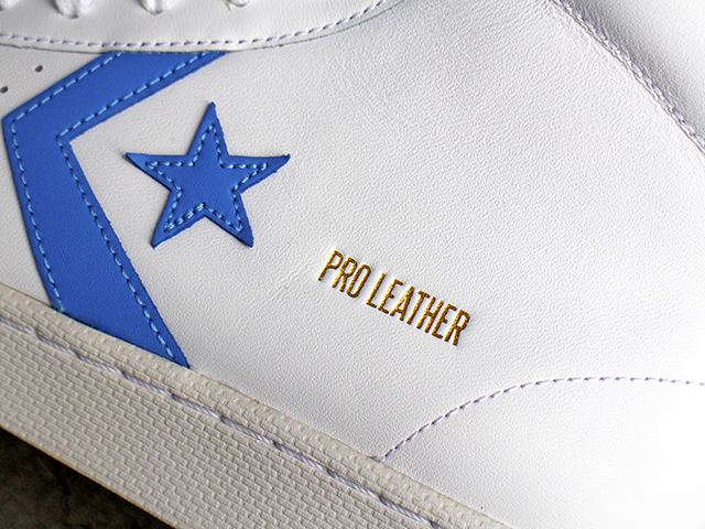 CONVERSE PRO LEATHER MID WHITE/COAST BLUE - 03