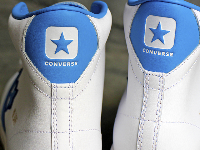 CONVERSE PRO LEATHER MID WHITE/COAST BLUE - 04