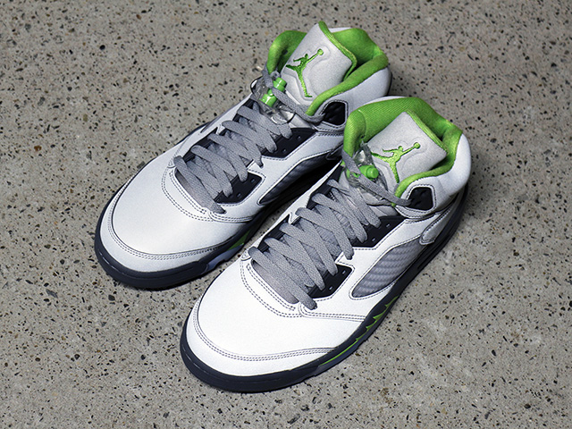 AIR JORDAN 5 RETRO GREEN BEAN & FLINT - 03