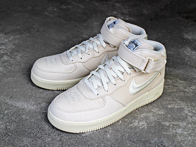 AIR FORCE 1 07 MID SP “STUSSY” FOSSIL - 01