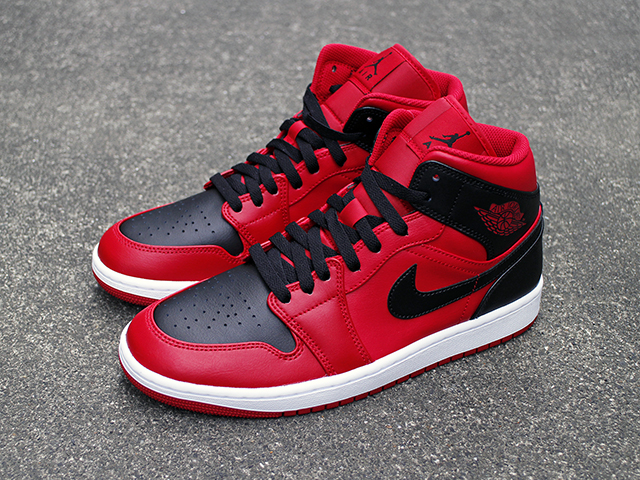 AIR JORDAN 1 MID “GYM RED/BLACK” - 01