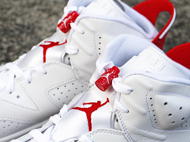 AIR JORDAN 6 RETRO WHITE/UNIVERSITY RED - 02