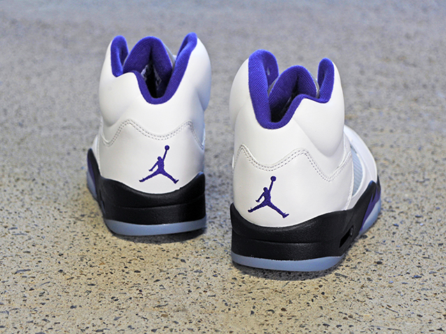 AIR JORDAN 5 RETRO WHITE/DARK CONCORD - 05