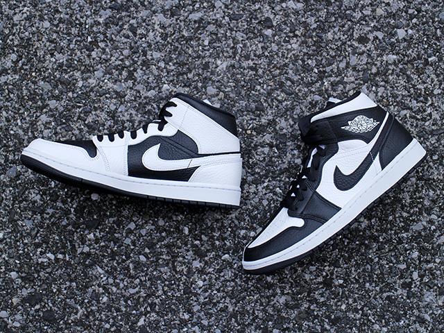 WMNS AIR JORDAN 1 MID SE “WHITE&BLACK SPLIT” - 04