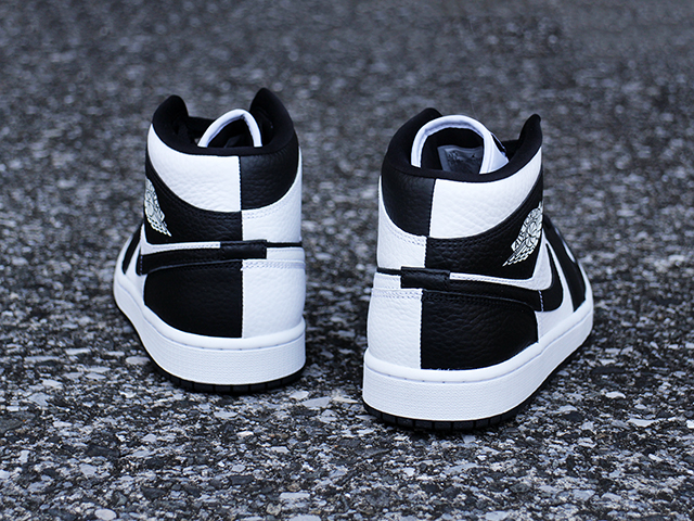 WMNS AIR JORDAN 1 MID SE “WHITE&BLACK SPLIT” - 03