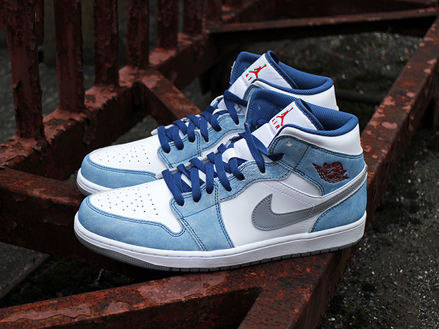 AIR JORDAN 1 MID SE “FRENCH BLUE/FIRE RED” - 01